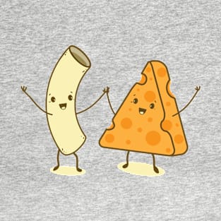 Cute Macaroni and Cheese Love Friends Kawaii T-Shirt